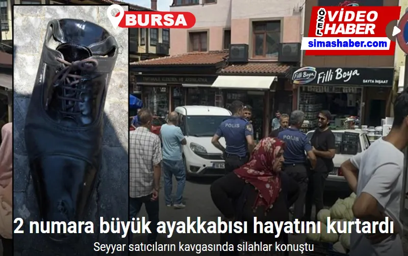  44 numara ayakkabı hayatını kurtardı