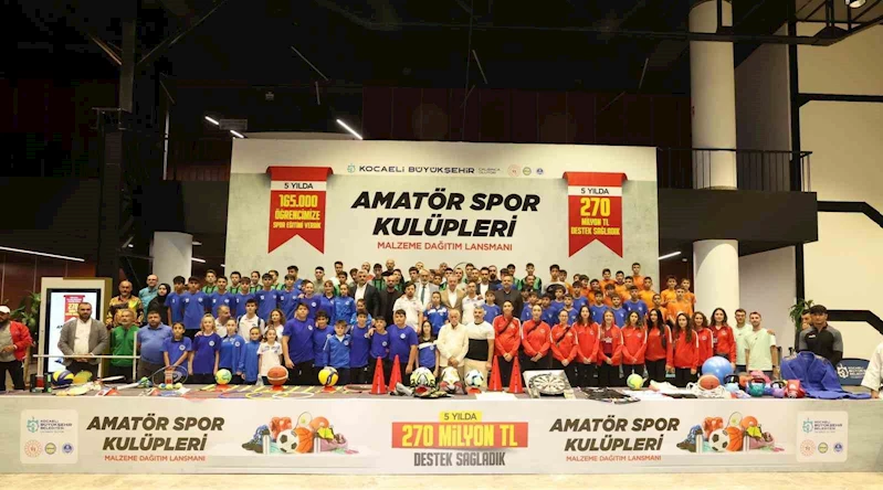 5 yılda 600 amatör spor kulübüne 270 milyon TL destek
