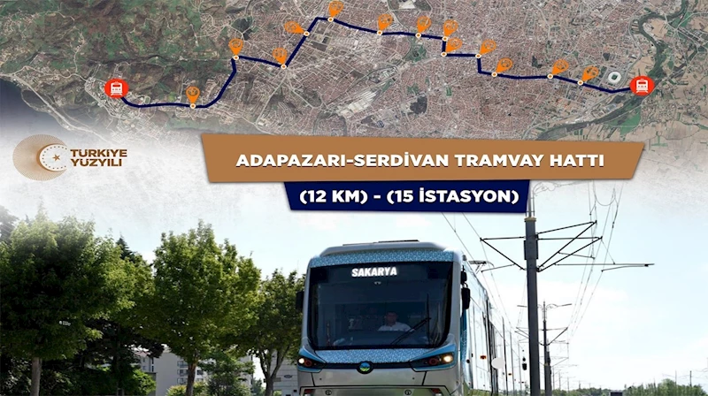 Sakarya’da raylı sistemin ilk etabı için proje başlıyor
