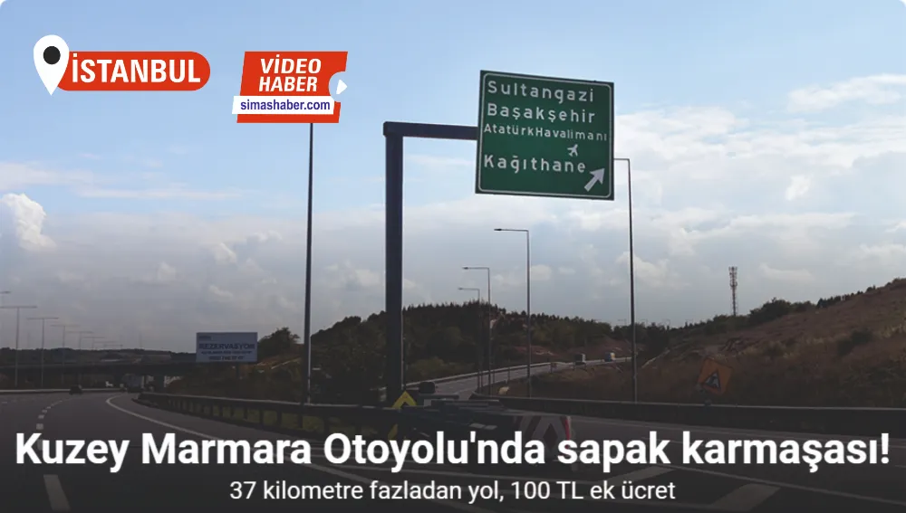 Kuzey Marmara Otoyolu’nda sapağı kaçırana 37 kilometre fazladan yol, 100 TL ek ücret