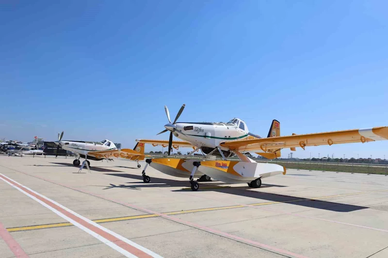 Orman Genel Müdürlüğü’nün hava ve kara araçları İstanbul AirShow’da sergilendi