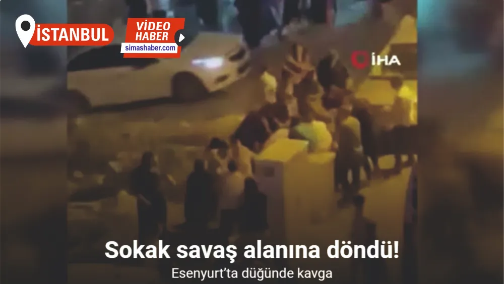 Esenyurt’ta düğünde kavga, sokak savaş alanına söndü