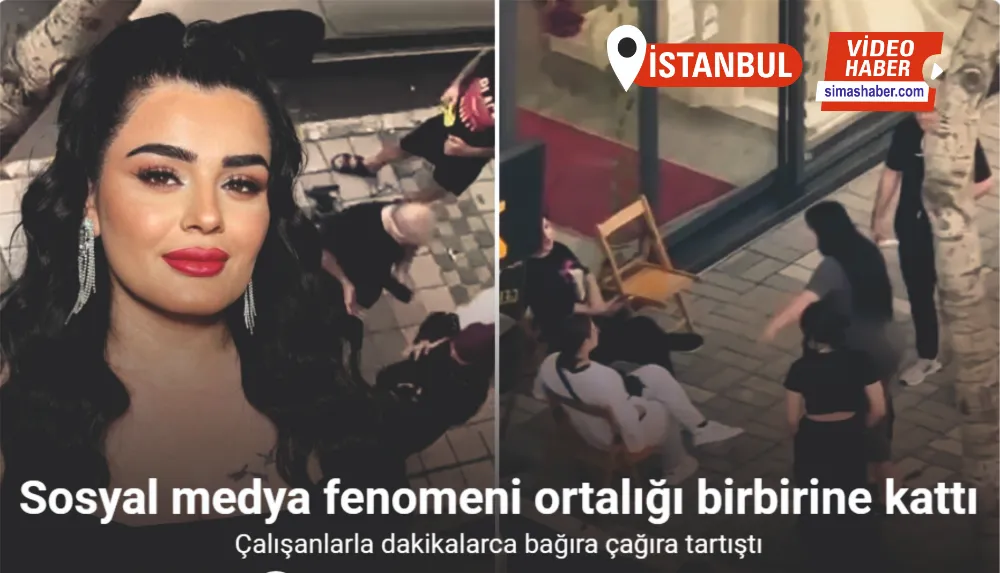 Sosyal medya fenomeni ortalığı birbirine kattı; o anlar kamerada