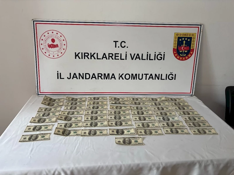 Kırklareli’nde sahte para operasyonu: 5 bin dolar ele geçirildi
