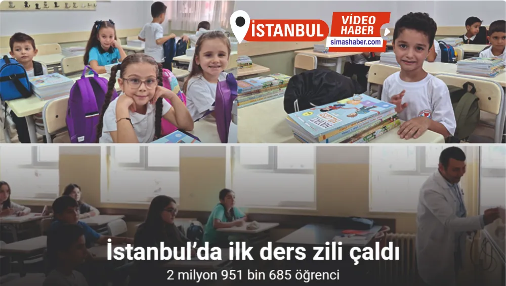 İstanbul’da ilk ders zili çaldı