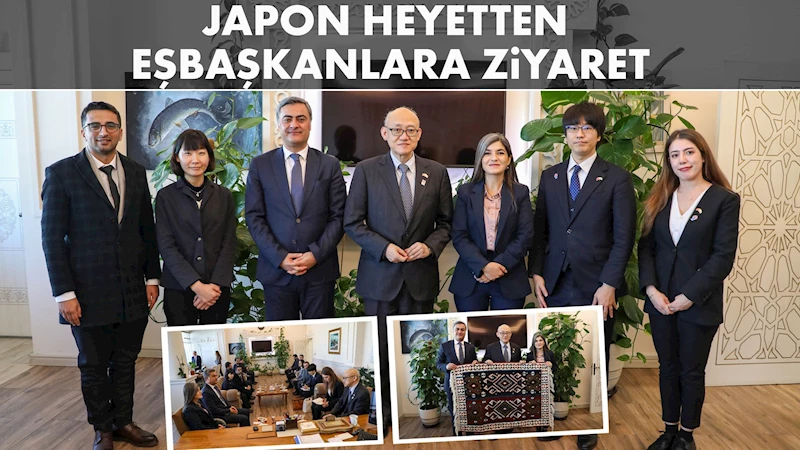 Japon heyetten Eşbaşkanlara ziyaret