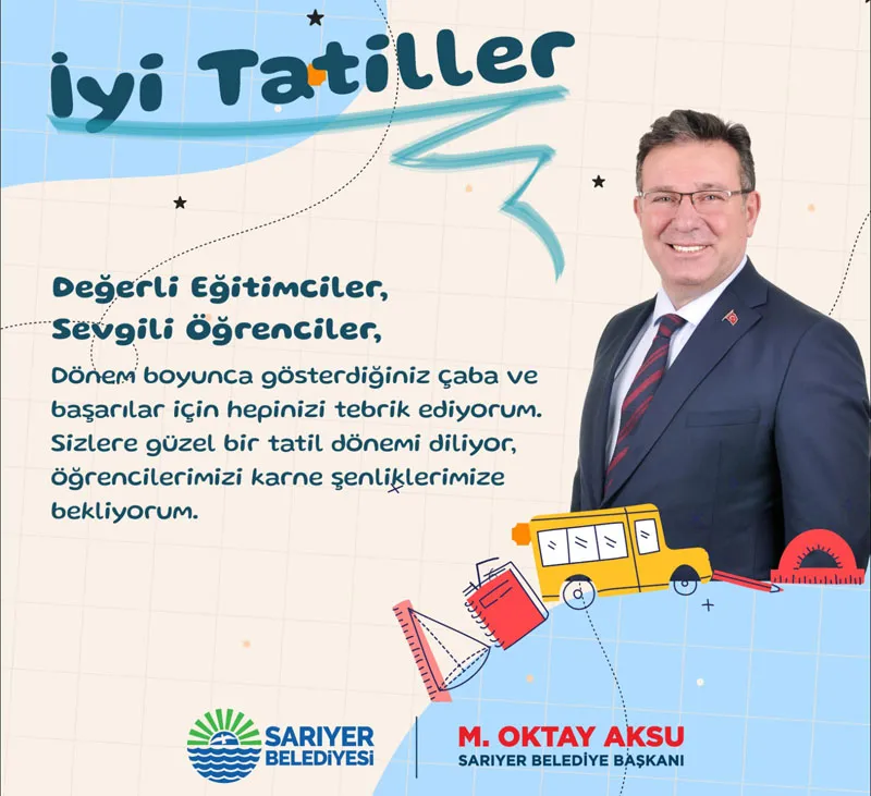 Sarıyer’de Öğrenciler Yarıyıl Tatilini Dolu Dolu Geçirecek