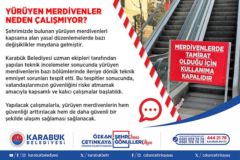 Yürüyen Merdivenler Neden Çalışmıyor?