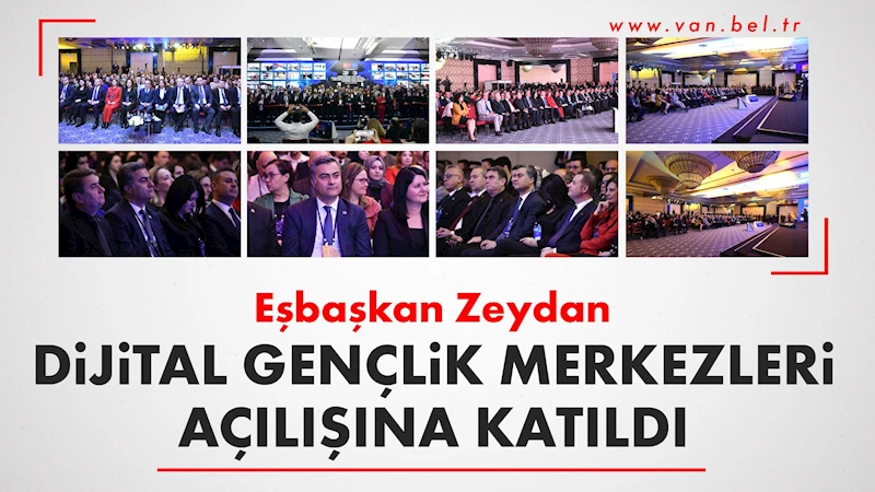 Eşbaşkan Zeydan Dijital Gençlik Merkezleri açılışına katıldı