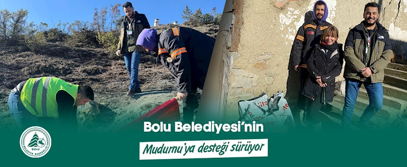 Bolu Belediyesi’nin Mudurnu’ya desteği sürüyor