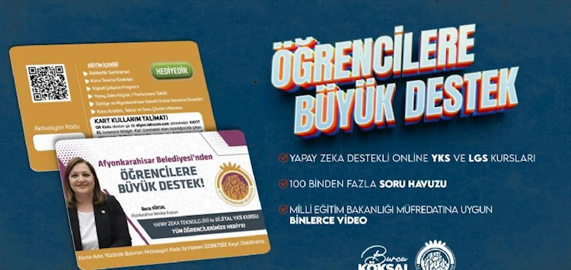 BAŞKANIMIZDAN GENÇLERİMİZE BÜYÜK EĞİTİM DESTEĞİ