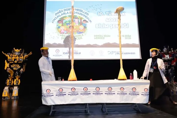 Denizli Bilim Merkezi’nde doğa dostu nesiller bilimle buluşuyor