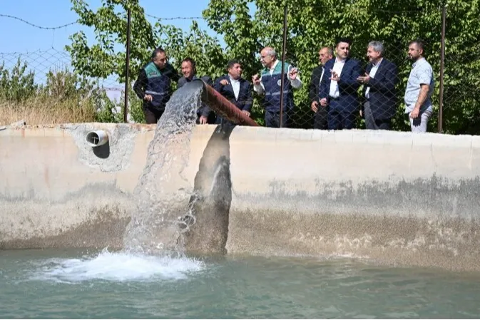 Üreticiyi sevindiren haber! 4 bin 500 dönüm alanda tarımsal sulama