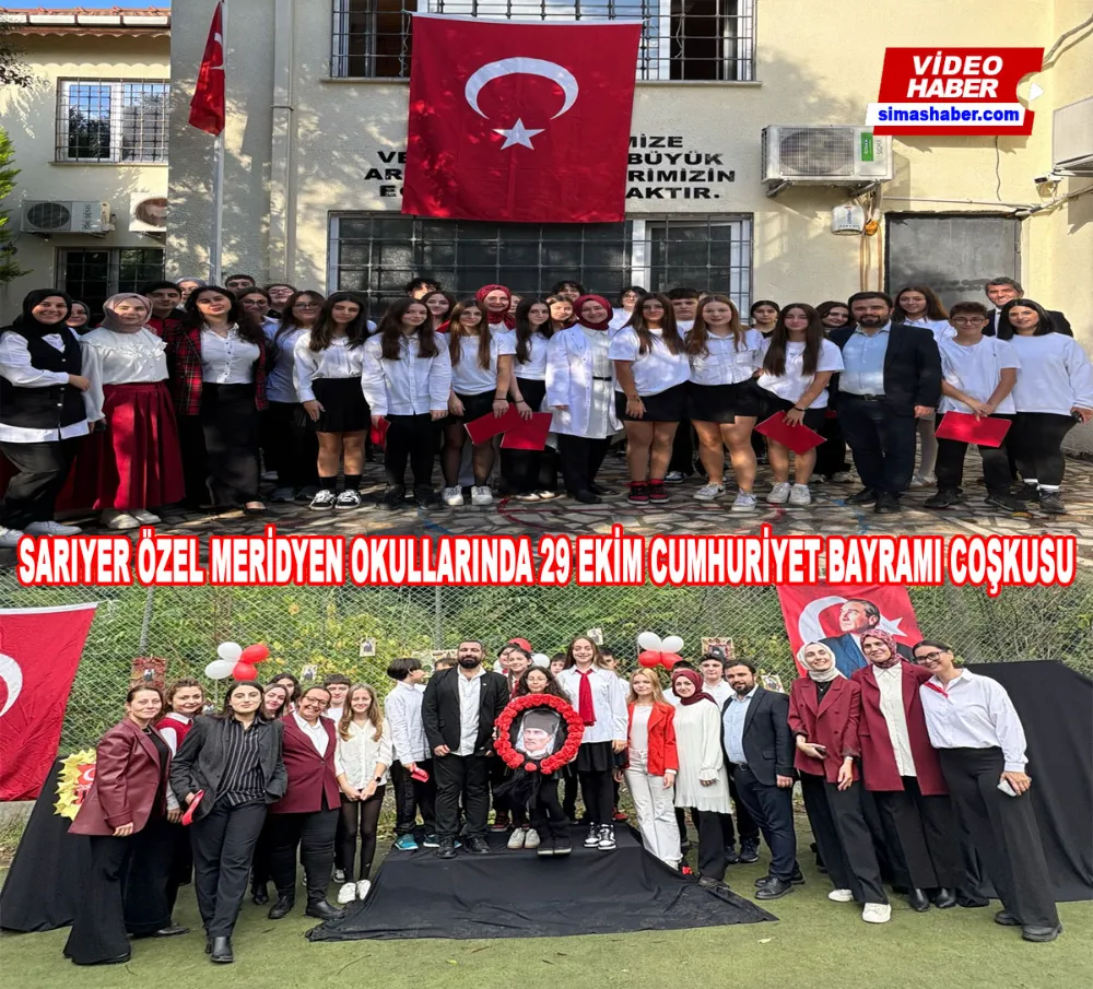 Sarıyer Özel Meridyen Okullarında 29 Ekim Cumhuriyet Bayramı Coşkusu