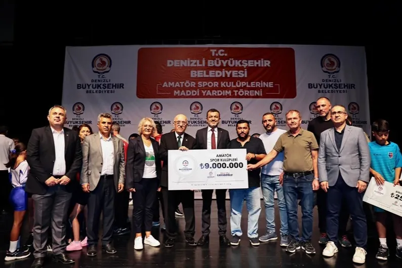 Denizli Büyükşehir’den amatör spor kulüplerine 9 Milyon TL destek