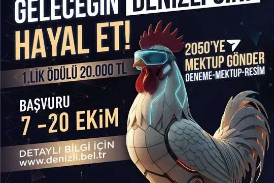 Denizli’de hayalini yaz, 20 bin TL kazan!