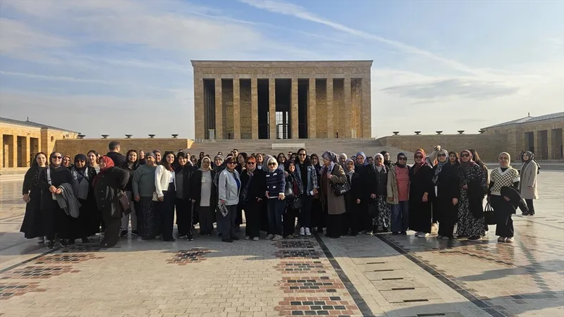 Çamelili Kadınlar İlk Kez Anıtkabir