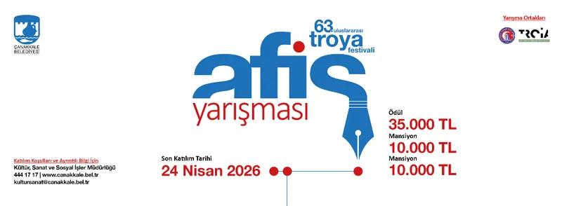 63. Uluslararası Troya Festivali Afiş Yarışması Başvuruları Başladı