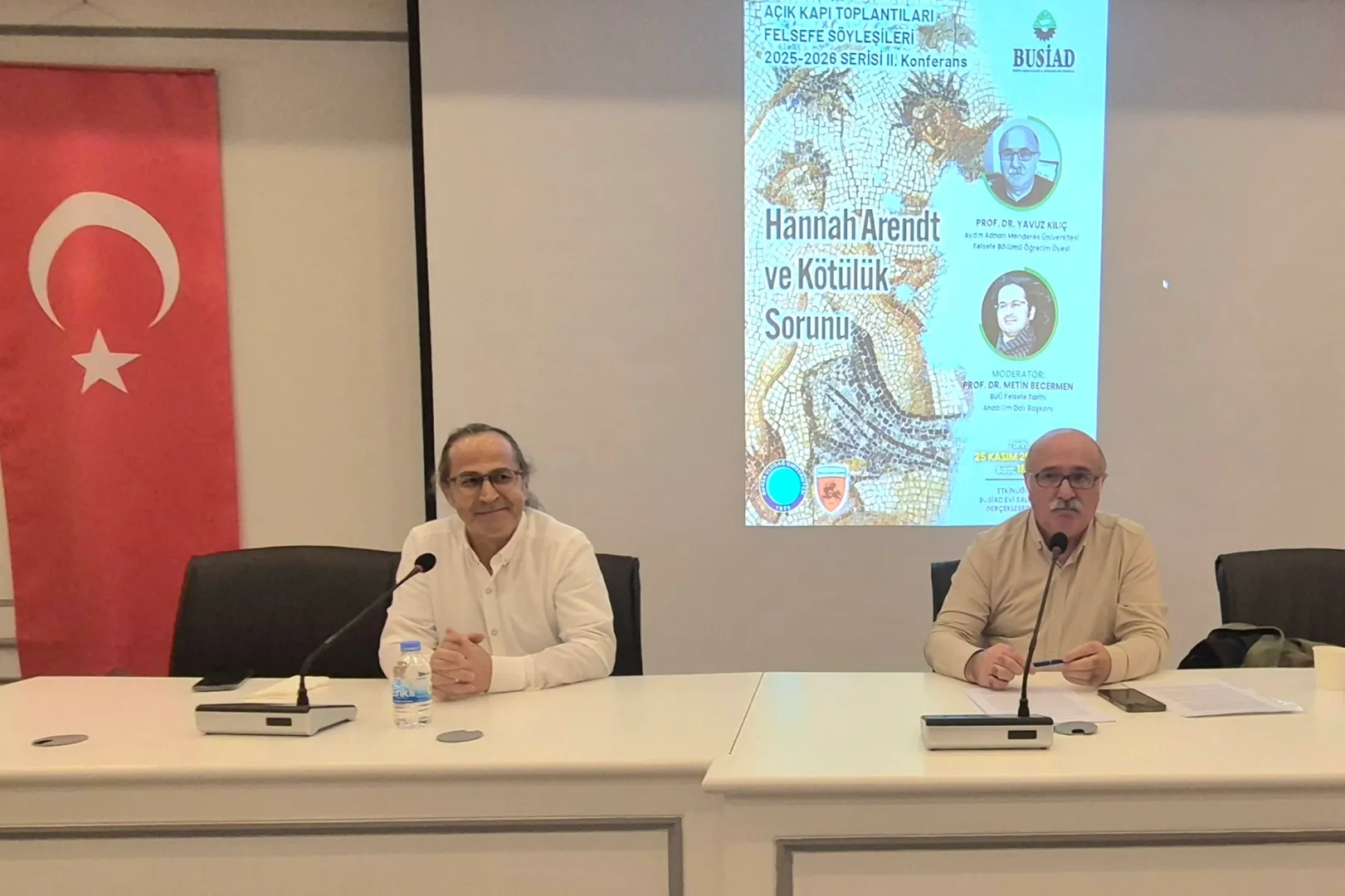 BUSİAD Felsefe Söyleşilerinde 