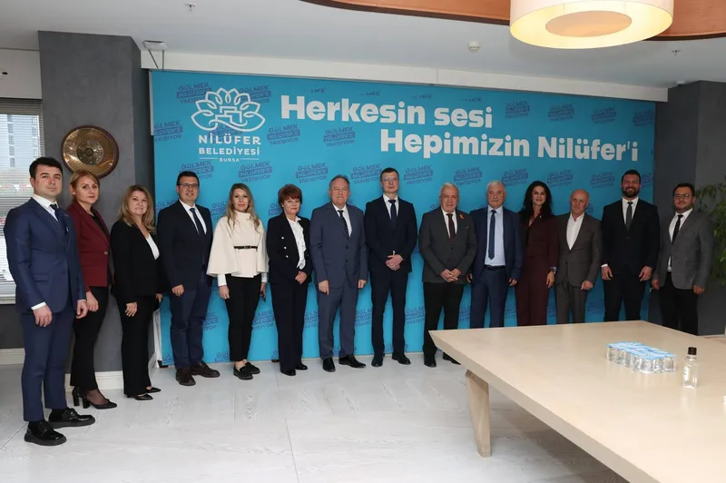 Bulgar heyet, Nilüfer Belediye Başkanı Şadi Özdemir