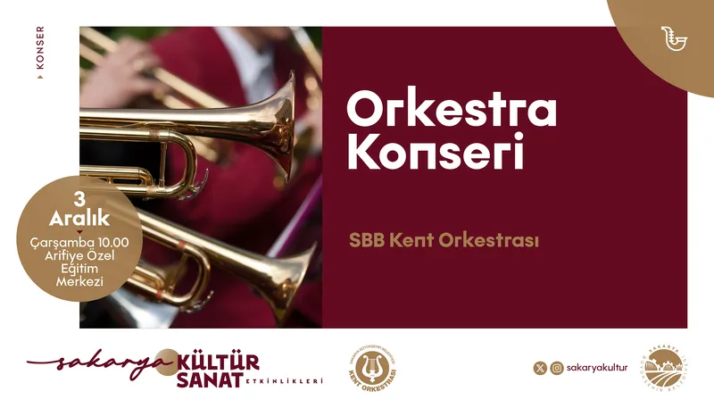 Sakarya Büyükşehir Belediyesi Aralık Ayı Kültür Sanat Takvimini Açıkladı