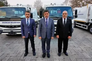 Erzincan Belediyesi Temizlik Filosuna 12 Yeni Araç Katıldı