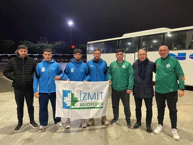 İZMİT BELEDİYESPOR GÜREŞ TAKIMI, TÜRKİYE ŞAMPİYONASI İÇİN SİVAS’TA