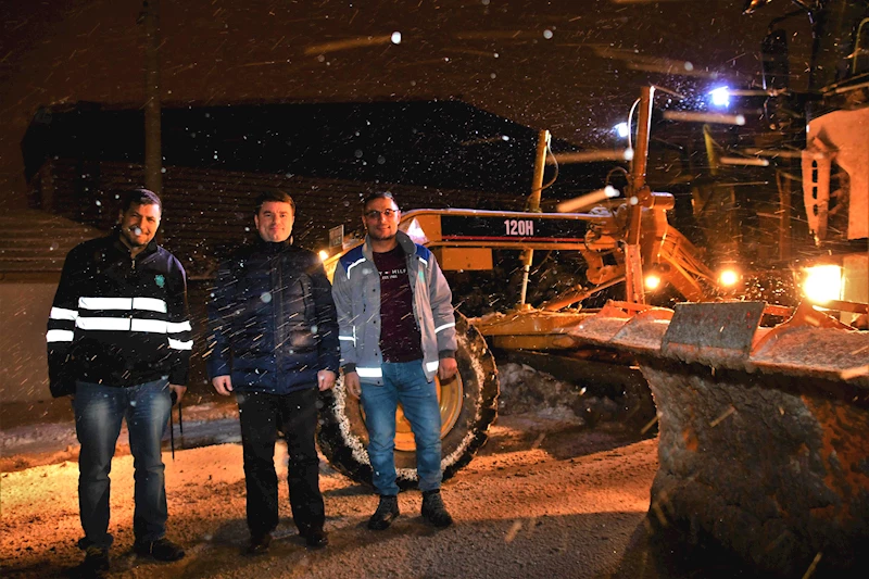 AKSARAY BELEDİYESİ 7/24 KAR MESAİSİNDE