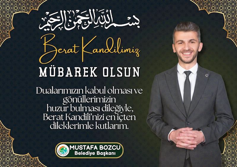 BELEDİYE BAŞKANI MUSTAFA BOZCU