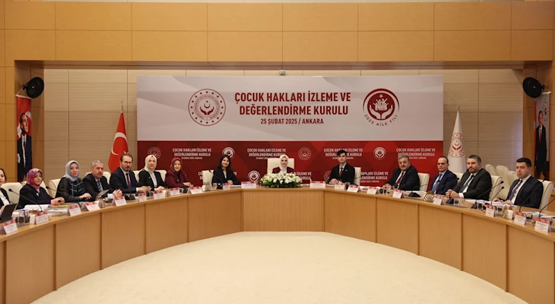 Bakanımız Göktaş, Çocuk Hakları İzleme ve Değerlendirme Kurulu Toplantısı