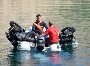 Dicle Barajı’nda arama kurtarma tatbikatı