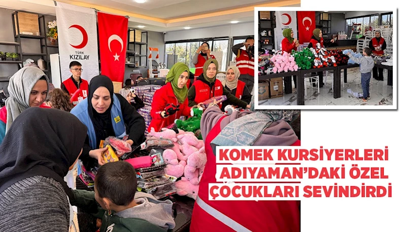 KOMEK KURSİYERLERİ ADIYAMAN’DAKİ ÖZEL ÇOCUKLARI SEVİNDİRDİ