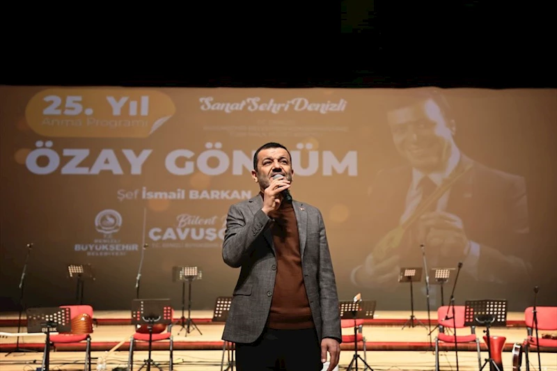 Özay Gönlüm, vefatının 25. yılında Denizli’de anıldı