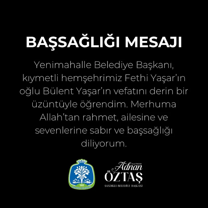 Başsağlığı Mesajı