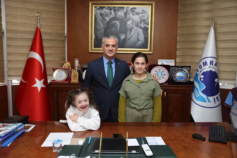 VİLAYETLER HİZMETLER BİRLİĞİ ÖZEL EĞİTİM OKULU ÖĞRENCİLERİMİZ BAŞKANIMIZI ZİYARET ETTİ