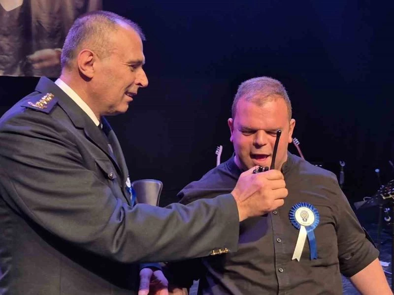 Polis Haftası Etkinliklerine Down Sendromlu Deha Damga Vurdu