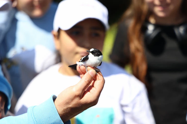 Bilim Köyü’nde kuş halkalama eğitimi verildi