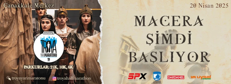 Saucony Troya Yarı Maratonu Kapsamında Araç Parkları ve Kapalı Yol Güzergahlarına İlişkin Önemli Bilgilendirme