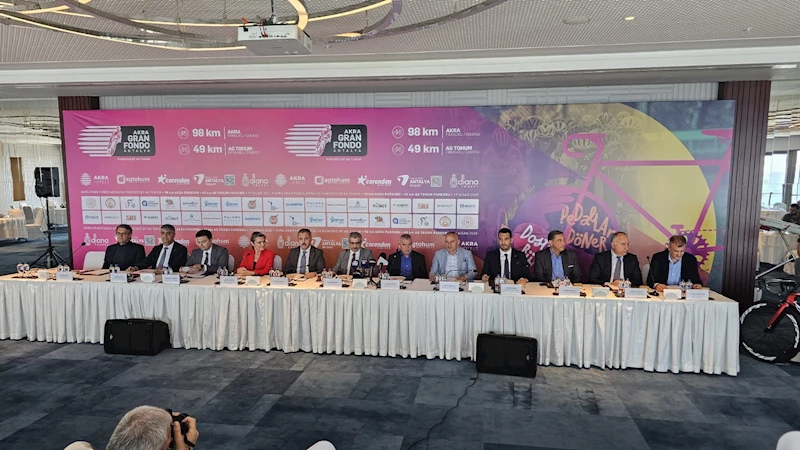 Akra Gran Fondo basın toplantısı yapıldı
