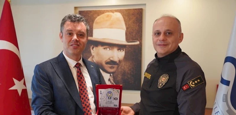 Çorlu Emniyet Müdürü Vatansever`den Başkan Sarıkurt`a Ziyaret
