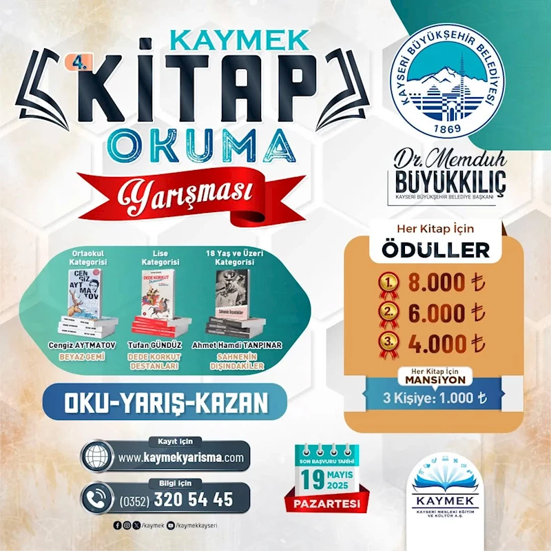 Okuyan ve Okutan Şehirde Büyükşehir’in 4