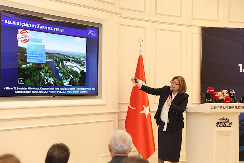 BAŞKAN ŞAHİN 1 YILDA YAPILAN ÇALIŞMALARI ANLATTI