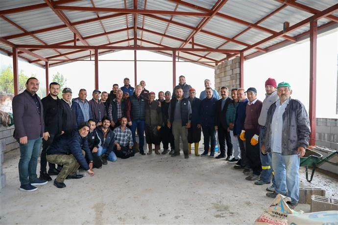 AKÇATI’DA İMECE USULÜYLE BÜYÜK HİZMET