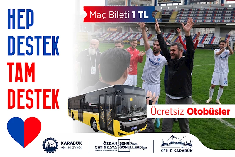 Başkan Çetinkaya’dan Karabük İdman Yurdu’na Tam Destek