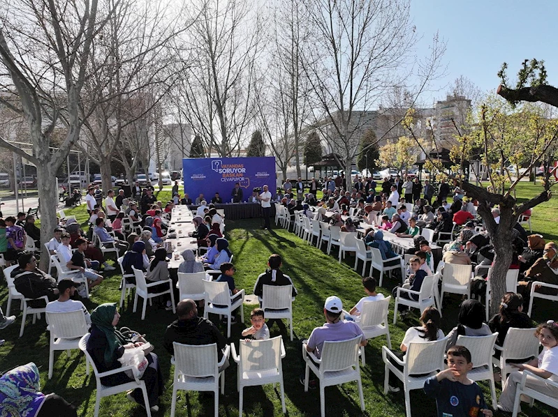 HALK SORDU, BAŞKAN CEVAPLADI