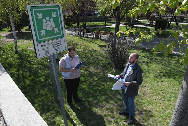 Mamak’ta Afet Toplanma Alanları Titizlikle İnceleniyor