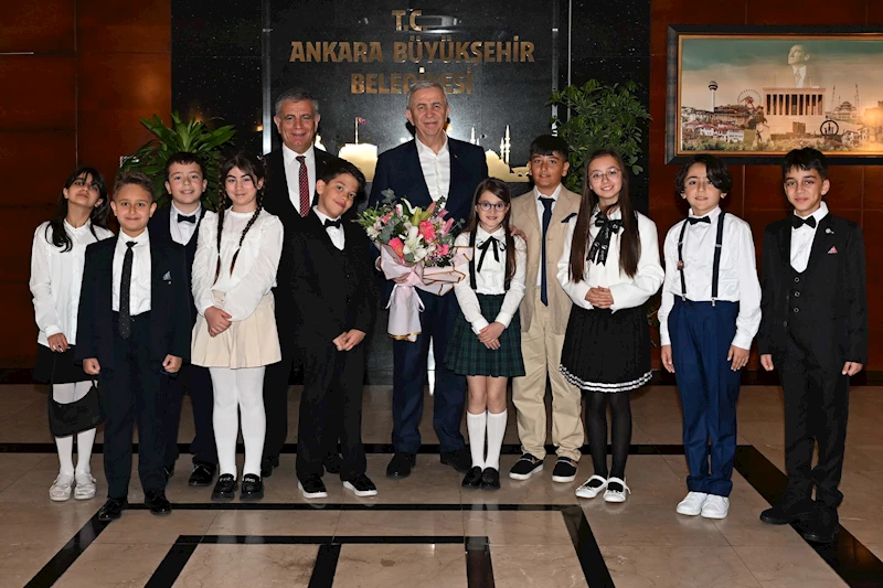 23 NİSAN’DA MANSUR YAVAŞ’IN KOLTUĞUNA ÇOCUK BAŞKANLAR OTURDU