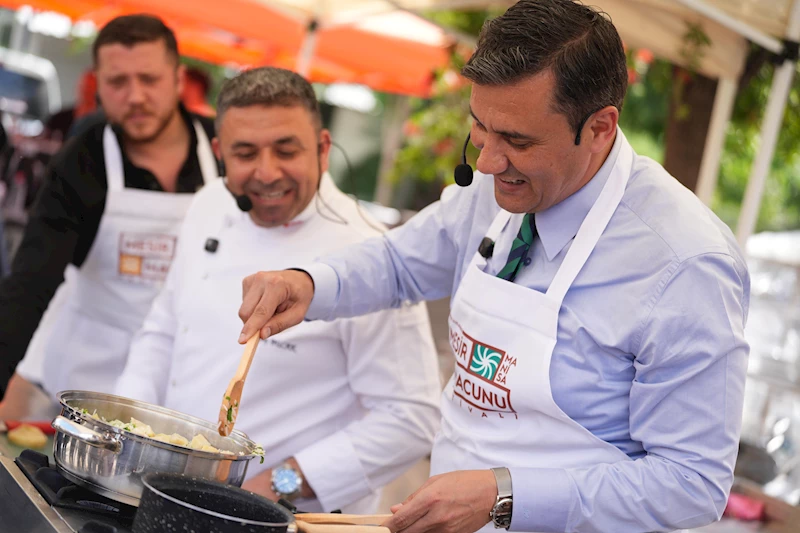 Gastronomi Panayırı’nda Başkan Zeyrek’ten “Enginarlı Mesirli Bahar Pilavı”