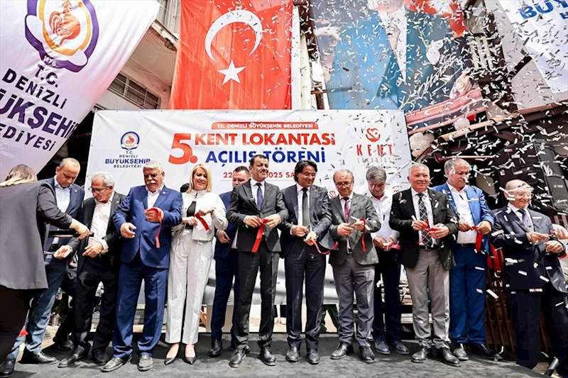 5. Kent Lokantası 800 yıllık Tarihi Kaleiçi Çarşısı’nda açıldı