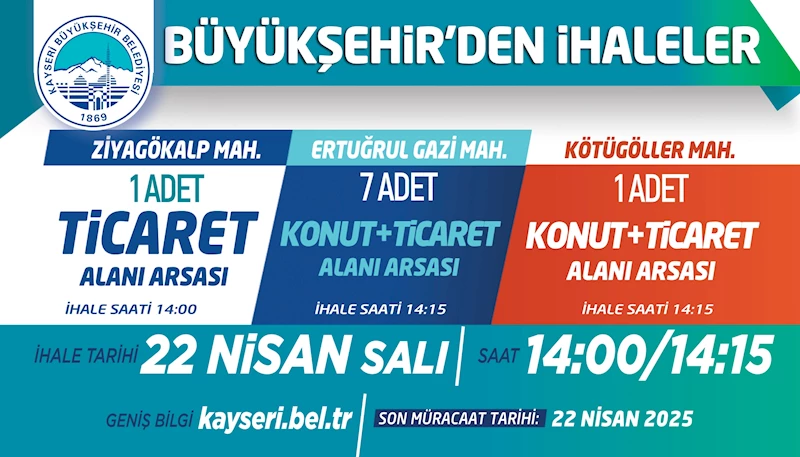 Büyükşehir’den İhaleler